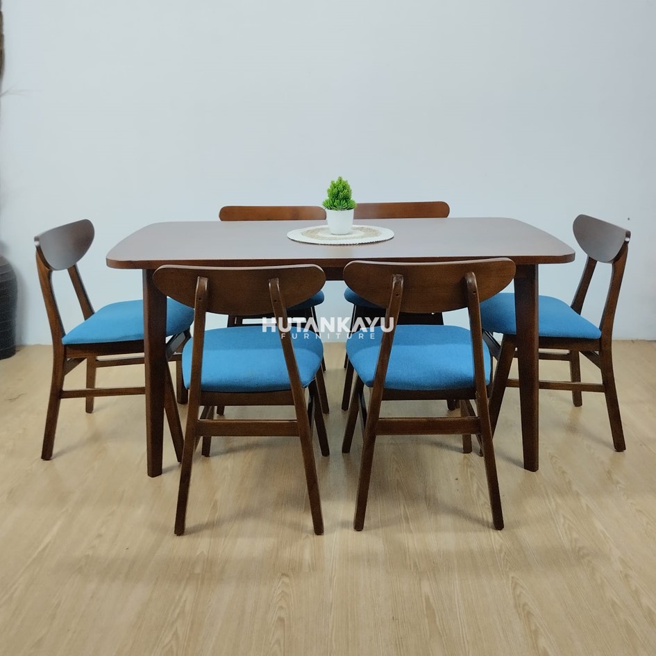 Set Meja Makan Fergie Blue - Image 4
